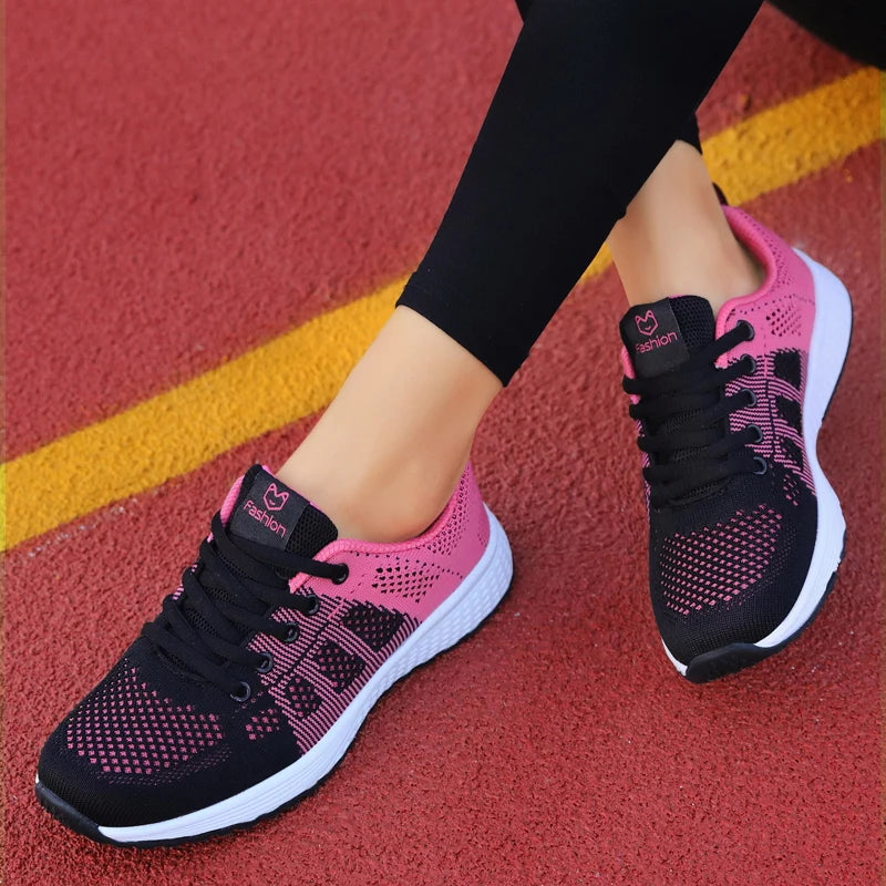 Chaussures de Sport pour femmes, baskets à plateforme, à la mode, plates, de course, printemps-hiver, 2025