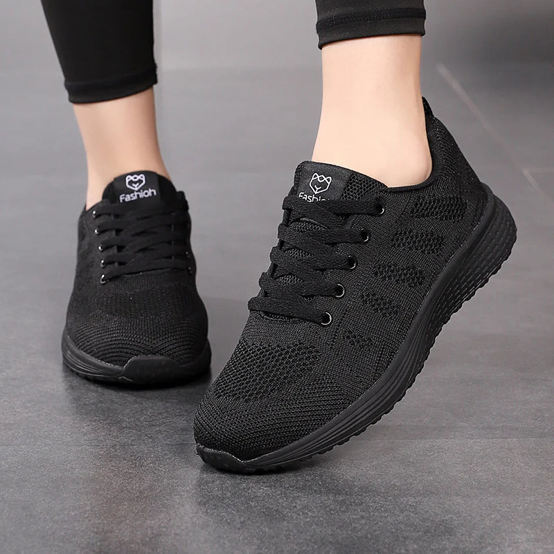 Chaussures de Sport pour femmes, baskets à plateforme, à la mode, plates, de course, printemps-hiver, 2025
