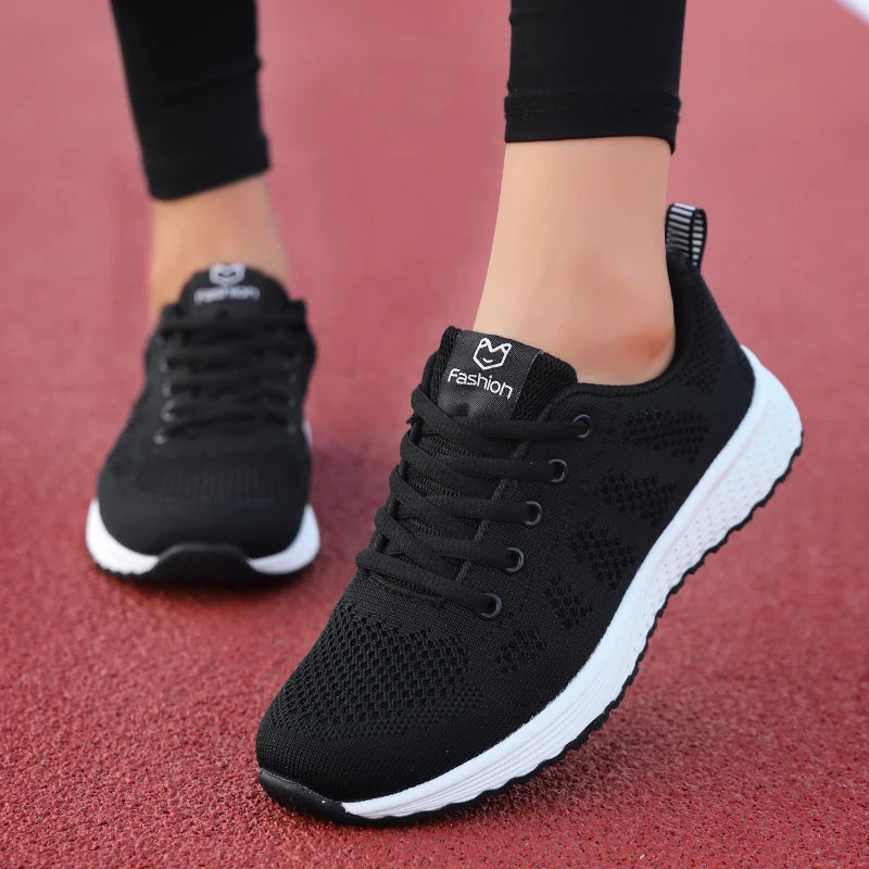 Chaussures de Sport pour femmes, baskets à plateforme, à la mode, plates, de course, printemps-hiver, 2025