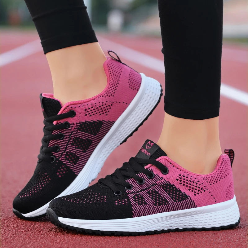 Chaussures de Sport pour femmes, baskets à plateforme, à la mode, plates, de course, printemps-hiver, 2025