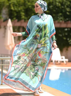 Femmedouceur - Burkini Élégant & Modeste - Maillot de Bain Muslim Femme Grande Taille