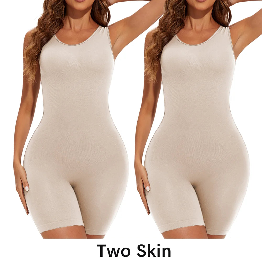 POKARLA – Body sculptant gainant femme, couverture complète, sans couture, affine cuisses & ventre, épaules larges, shapewear 2025
