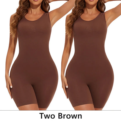 POKARLA – Body sculptant gainant femme, couverture complète, sans couture, affine cuisses & ventre, épaules larges, shapewear 2025