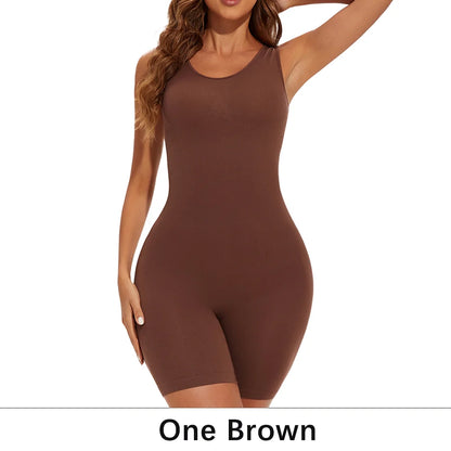 POKARLA – Body sculptant gainant femme, couverture complète, sans couture, affine cuisses & ventre, épaules larges, shapewear 2025