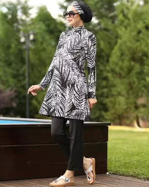 Femmedouceur - Burkini Élégant & Modeste - Maillot de Bain Muslim Femme Grande Taille